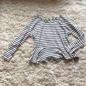 Free people loose fitting peplum top